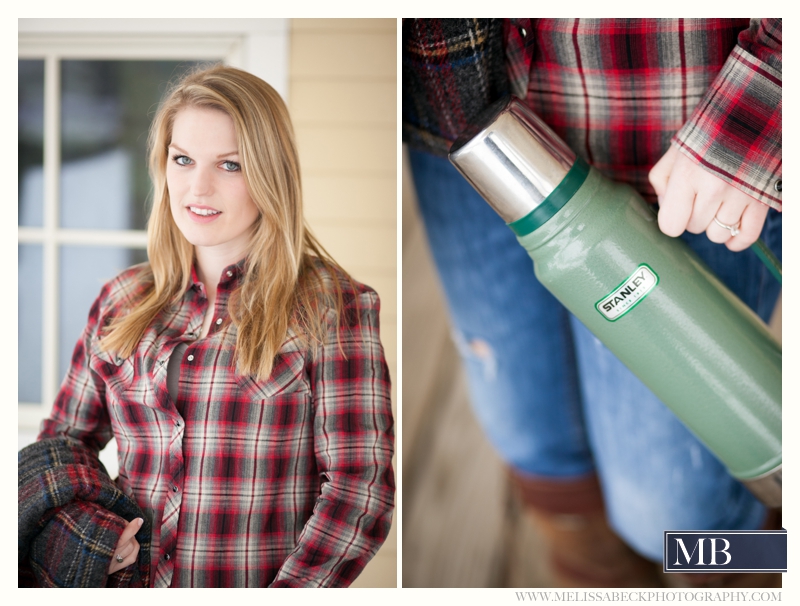 Drakes Island Engagement Session | Maine Beach Engagement Session | New England Wedding Photographer | Winter Beach Engagement | Melissa Beck Photography_0037 Stanley Thermos Engagement Session Kennebunk Maine