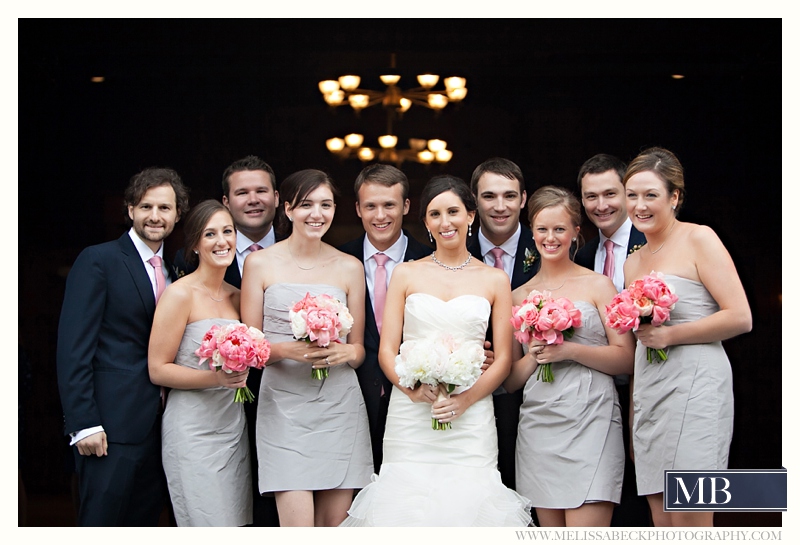 wedding party portrait