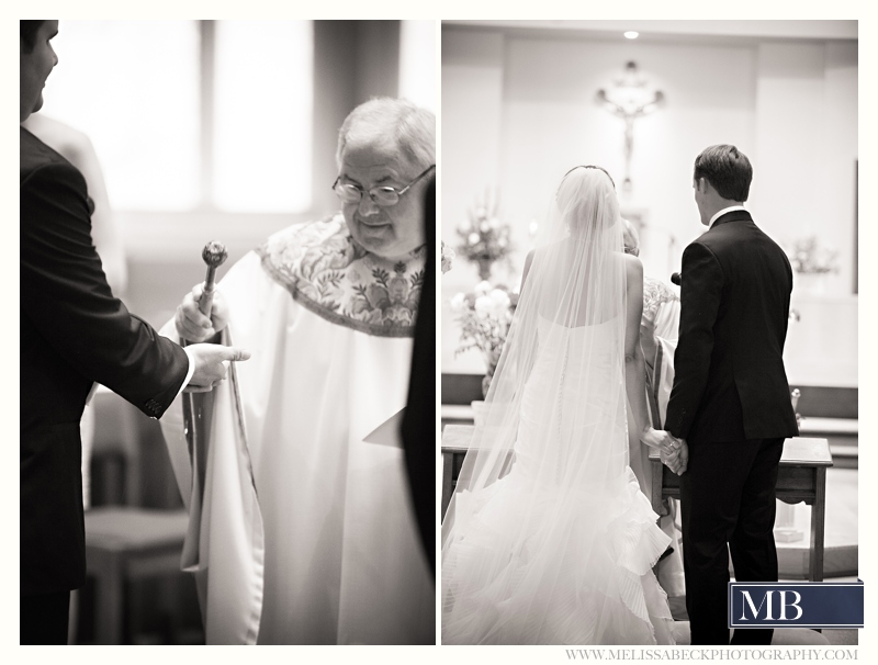 priest blessing wedding rings