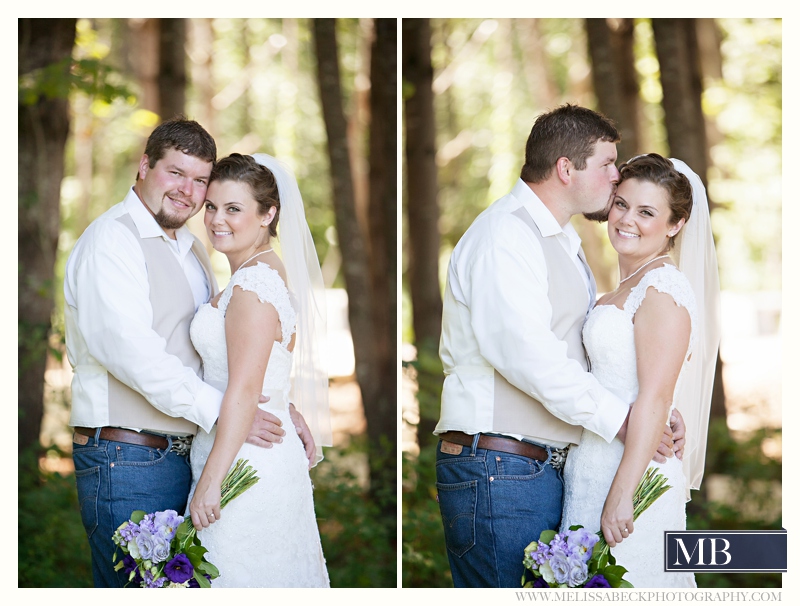 bride and groom the barn at flanagn farm maine wedding