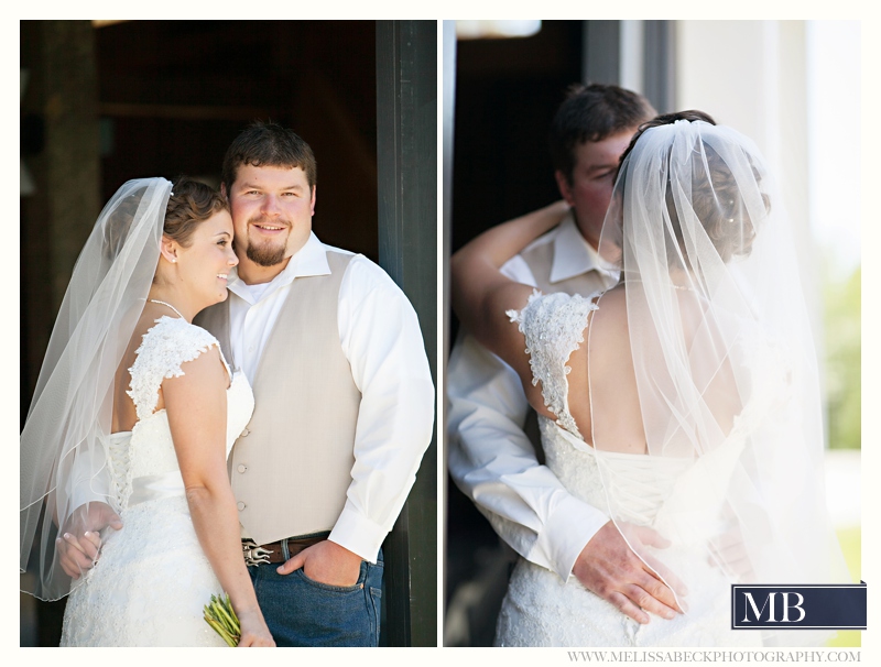 bride and groom the barn at flanagn farm maine wedding