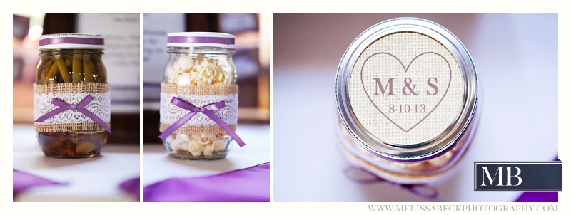 mason jar wedding favors