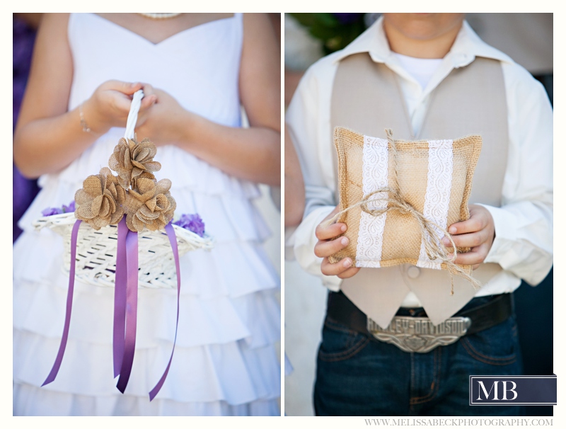 flower girl and ring bearer