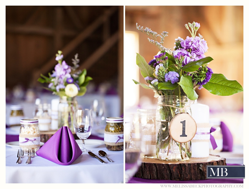 table settings the barn at flanagn farm maine wedding