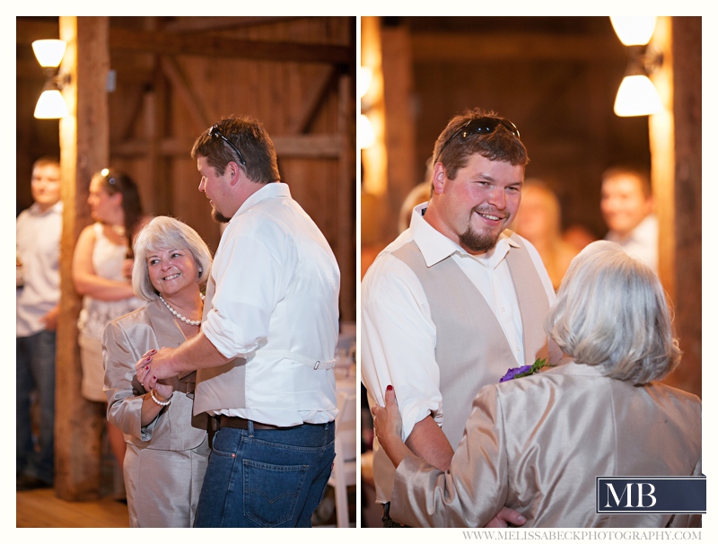 reception dancing the barn at flanagn farm maine wedding