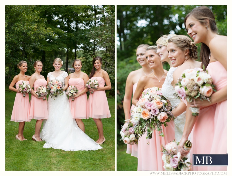 bridesmaids the rocks estate new england wedding photography