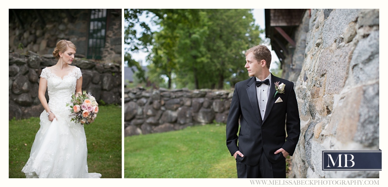 bride and groom the rocks estate new england wedding photography