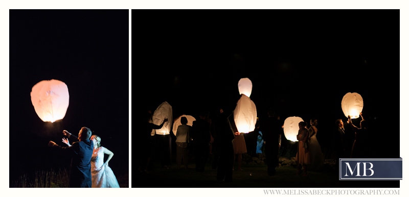 paper lanterns wedding reception