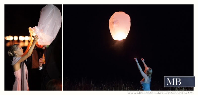 paper lanterns wedding reception